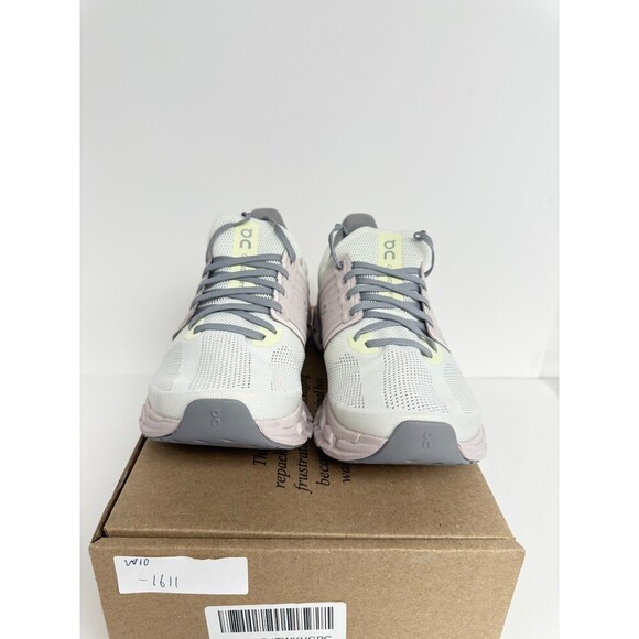 -1611 On Cloudswift Pink/Grey, Womens Running Shoes-US 10 Womens - Picture 2 of 5